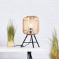 Preview: Brilliant Woodrow Tischleuchte E27 Hellbraun 93775/20