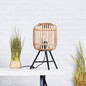 Preview: Brilliant Woodrow Tischleuchte E27 Hellbraun 93775/20