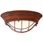 Preview: Brilliant Typhoon Wand- und Deckenleuchte 34cm E27 Rost Weiß 94492/60
