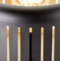 Preview: Brilliant Tyas Tischleuchte 27cm E27 Schwarz Gold 94520/86