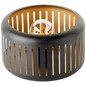 Preview: Brilliant Tyas Tischleuchte 27cm E27 Schwarz Gold 94520/86
