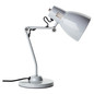 Preview: Brilliant Schreibtischleuchte Bailie schwenkbar E14 Grau Metall 38cm 94591/22