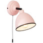 Preview: Brilliant Telio Wandleuchte mit Zugschalter E14 Pink 97002/17