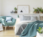 Preview: Brilliant Telio Wandleuchte mit Zugschalter E14 Hellblau 97002/40