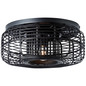 Preview: Brilliant Crosstown Deckenleuchte 45cm E27 Holz Dunkel Schwarz 97181/76