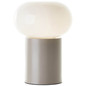 Preview: Brilliant Daeny Tischleuchte 27cm E27 Taupe 99003/20