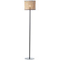 Preview: Brilliant Wiley Standleuchte, 1-flammig E27 Holz Hell Schwarz 99091/09