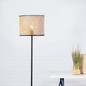 Preview: Brilliant Wiley Standleuchte, 1-flammig E27 Holz Hell Schwarz 99091/09