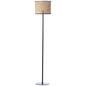 Preview: Brilliant Wiley Standleuchte, 1-flammig E27 Holz Hell Schwarz 99091/09