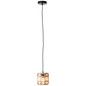 Preview: Brilliant Crosstown Pendelleuchte 16cm E27 Holz Hell Schwarz 99262/06