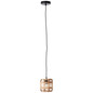 Preview: Brilliant Crosstown Pendelleuchte 16cm E27 Holz Hell Schwarz 99262/06