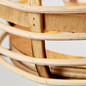 Preview: Brilliant Crosstown Pendelleuchte 16cm E27 Holz Hell Schwarz 99262/06