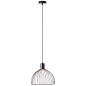 Preview: Brilliant Blacky Pendelleuchte 30cm E27 Schwarz Matt 99391/06