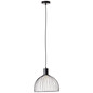 Preview: Brilliant Blacky Pendelleuchte 30cm E27 Schwarz Matt 99391/06