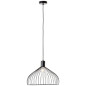 Preview: Brilliant Blacky Pendelleuchte 40cm E27 Schwarz Matt 99392/06