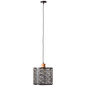 Preview: Brilliant Santy Pendelleuchte E27 Schwarz Natur 99395/76