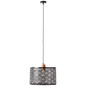 Preview: Brilliant Santy Pendelleuchte, 1-flammig E27 Schwarz Natur 99416/76