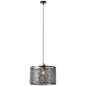 Preview: Brilliant Santy Pendelleuchte, 1-flammig E27 Schwarz Natur 99416/76