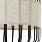 Preview: Brilliant Slope Pendelleuchte 23cm E27 Schwarz Natur 99478/76