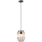 Preview: Brilliant Slope Pendelleuchte 23cm E27 Schwarz Natur 99478/76