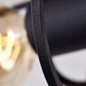 Preview: Brilliant Gwen Deckenleuchte 40cm E27 Antik Holz Schwarz Korund FSC® 99707/66