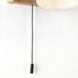 Preview: Brilliant Celia Wandleuchte E14 Matt Schwarz Bambus 99793/06
