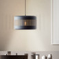 Preview: Brilliant Tyas Pendelleuchte, 1-flammig E27 Schwarz Gold 99799/86