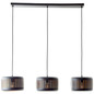 Preview: Brilliant Tyas Pendelleuchte, 3-flammig E27 Schwarz Gold 99800/86