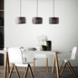 Preview: Brilliant Tyas Pendelleuchte, 3-flammig E27 Schwarz Gold 99800/86