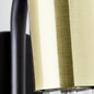Preview: Brilliant Kerry Wandleuchte E27 Schwarz Messing 99840/72