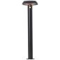 Preview: Brilliant Alvero LED Außenstehleuchte 4W Warmweiß IP44 Schwarz Solar, Bewegungsmelder G40432/06