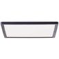 Preview: Brilliant Saltery LED Deckenaufbau-Paneel 30x30cm 20W Weiß Schwarz Nachtlicht, Timer G99780/76