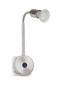 Preview: Brilliant Loona LED Steckerspot GU10 3W/3W Warmweiß Eisen G28842/13