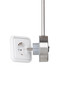 Preview: Brilliant Loona LED Steckerspot GU10 3W/3W Warmweiß Eisen G28842/13