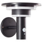 Preview: Brilliant Garvina LED Außenwandleuchte mit Solar und Bewegungsmelder 3W Warmweiß IP44 Schwarz Solar, Bewegungsmelder G40405/06