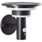 Preview: Brilliant Garvina LED Außenwandleuchte mit Solar und Bewegungsmelder 3W Warmweiß IP44 Schwarz Solar, Bewegungsmelder G40405/06