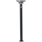 Preview: Brilliant Garvina LED Außenstehleuchte mit Solar und Bewegungsmelder 3W Warmweiß IP44 Schwarz Solar, Bewegungsmelder G40407/06