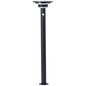 Preview: Brilliant Garvina LED Außenstehleuchte mit Solar und Bewegungsmelder 3W Warmweiß IP44 Schwarz Solar, Bewegungsmelder G40407/06
