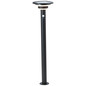 Preview: Brilliant Garvina LED Außenstehleuchte mit Solar und Bewegungsmelder 3W Warmweiß IP44 Schwarz Solar, Bewegungsmelder G40407/06