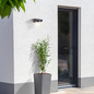 Preview: Brilliant Parson LED Außenwandleuchte mit Solar und Bewegungsmelder 2W Extra Warmweiss IP44 Schwarz Solar, Bewegungsmelder G40435/06