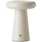 Preview: Brilliant Muffin LED Außentischleuchte 18,5cm 3W Warmweiß IP44 Beige USB G40895/09