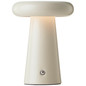 Preview: Brilliant Muffin LED Außentischleuchte 18,5cm 3W Warmweiß IP44 Beige USB G40895/09