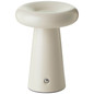 Preview: Brilliant Muffin LED Außentischleuchte 18,5cm 3W Warmweiß IP44 Beige USB G40895/09