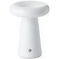 Preview: Brilliant Muffin LED Außentischleuchte 18,5cm 3W Warmweiß IP44 Weiß Matt USB G40895/75