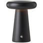 Preview: Brilliant Muffin LED Außentischleuchte 18,5cm 3W Warmweiß IP44 Schwarz Matt USB G40895/76