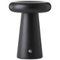 Preview: Brilliant Muffin LED Außentischleuchte 18,5cm 3W Warmweiß IP44 Schwarz Matt USB G40895/76