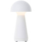 Preview: Brilliant Navabi LED Außentischleuchte 17,9cm 1,5W Warmweiß IP44 Weiß USB G40896/05
