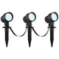 Preview: Brilliant Kamara LED Außenspießleuchte 3er Set 8,5W IP44 Schwarz Bluetooth G40911/06