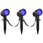 Preview: Brilliant Kamara LED Außenspießleuchte 3er Set 8,5W IP44 Schwarz Bluetooth G40911/06