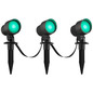 Preview: Brilliant Kamara LED Außenspießleuchte 3er Set 8,5W IP44 Schwarz Bluetooth G40911/06